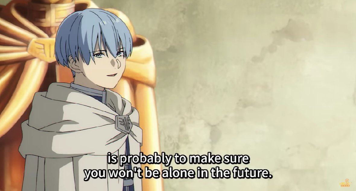 himmel’s boundless patience &amp; tenderness in answering frieren’s questions and giving her reassurance