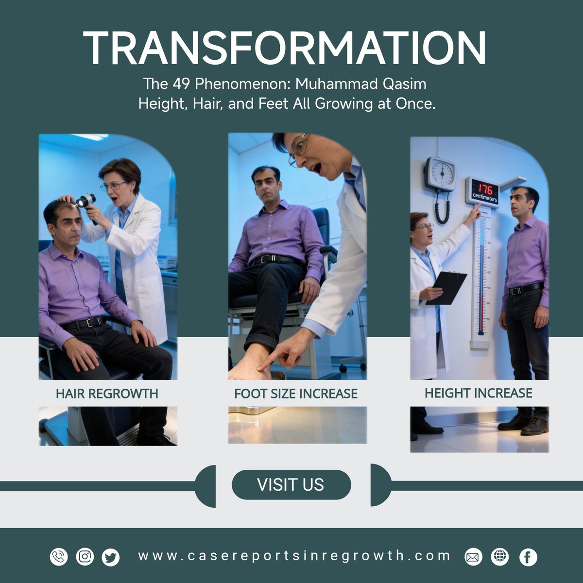 The regrowth of Muhammad Qasim is not just personal. it represents resilience, vision, and renewed purpose. Growth always follows patience.