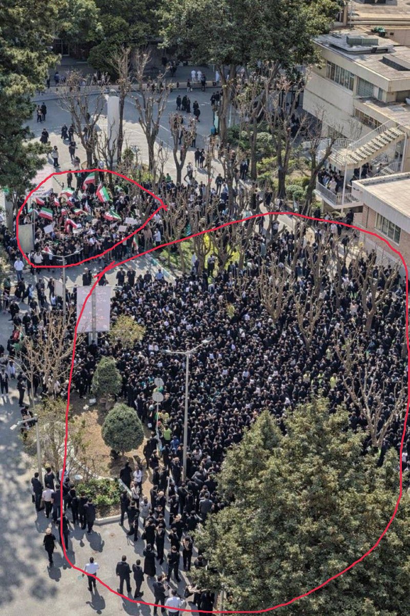 omiddana19's tweet photo. جمعیت دانشجویان با جمعیت اشغالگران شیعه همه چیزو مشخص میکنه...
ایران برای ایرانیهاست نه شیعیان... https://t.co/mkEjJ8UFsw