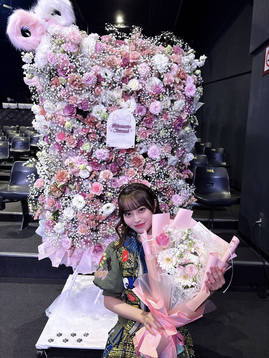 HKT48劇場で竹本くるみ22歳生誕祭、猫の日と重なり大盛り上がり