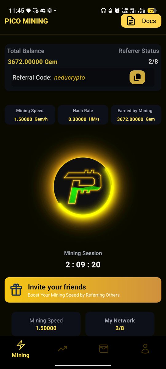 CryptoNedu34356's tweet photo. #Piconetwork #Pico
 
1️⃣ Mining app works smoothly. 
2️⃣ No forced video ads. 
3️⃣ Total supply has not yet been disclosed.

✅️ Official started 08/10/2025
✅️ now miners 100K⬇️
✅️ Not yet halving 

🌟 Join link 👇 https://t.co/qPXRCh3NB9
