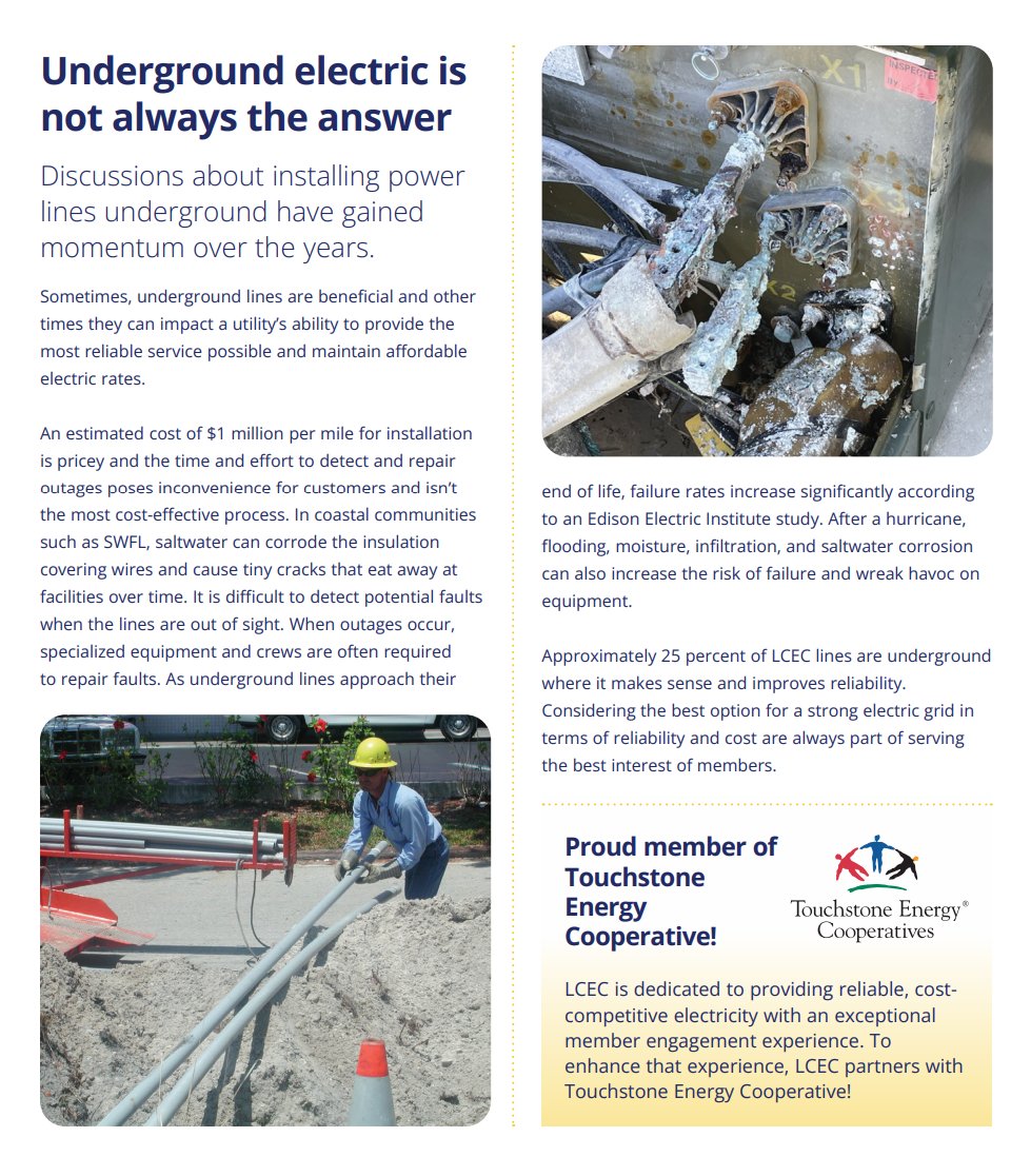 Get PLUGGED IN 💡 The February LCEC newsletter features a closer look at underground electric, system reliability, and smart energy decisions that serve members best. Visit LCEC.net for the latest!