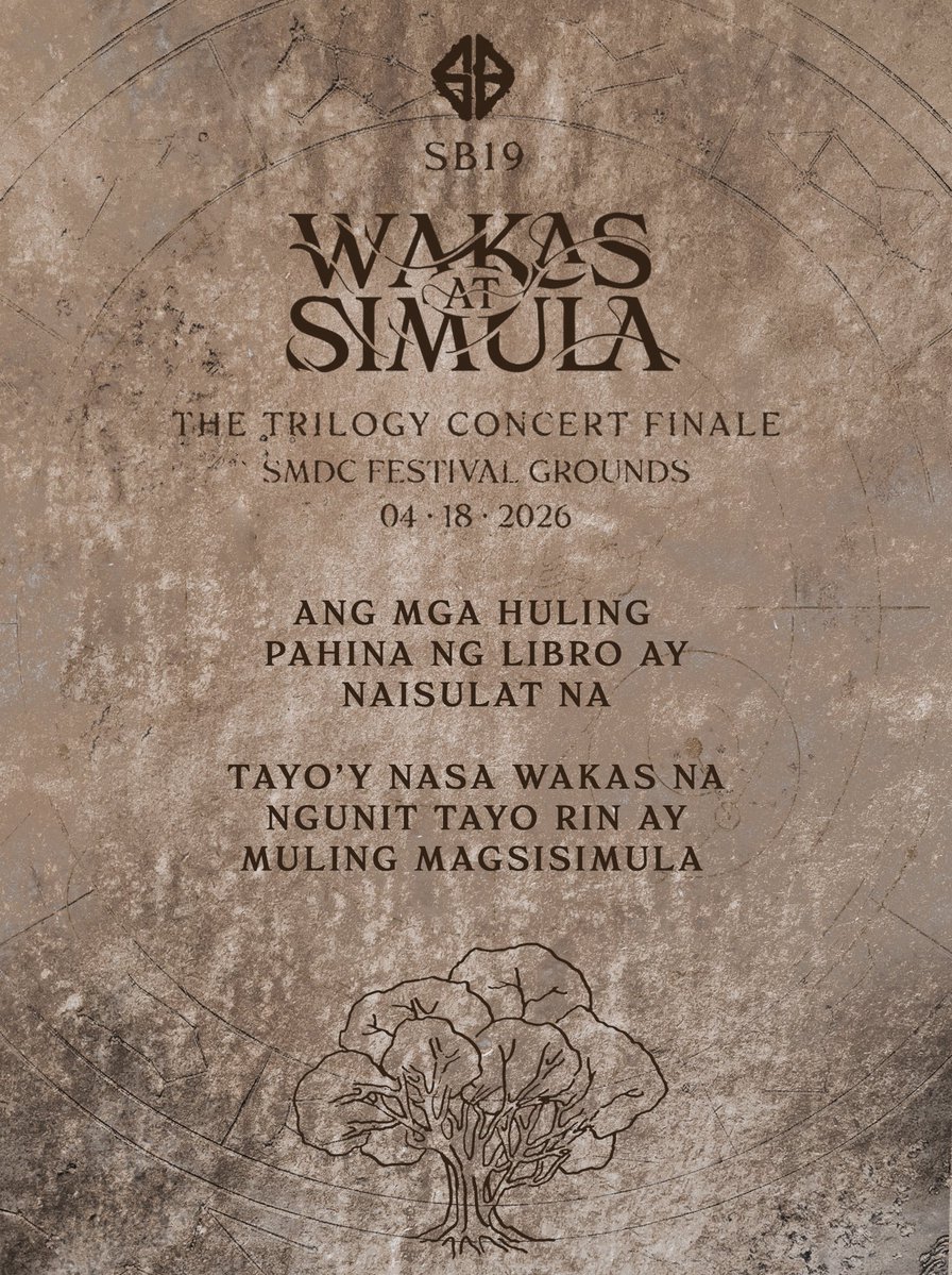 SB19Official's tweet image. 04•18•2026