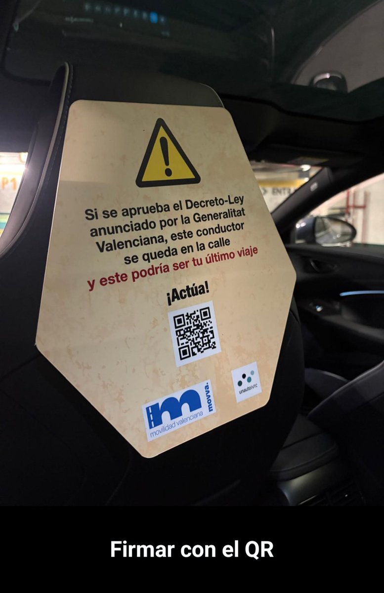 MelanieGR's tweet photo. Apoyo, reenvía y firma la petición 🙏🏼 esto provocaría un quiebre para autónomos y despidos masivos de empresas si aprueban este decreto. Todos a favor de los VTC. Por un mejor servicio!
#vtc #NOaldecretoleyVTC #concelleria #Uber #conductores #españa #valencia https://t.co/EhzMCltE3t