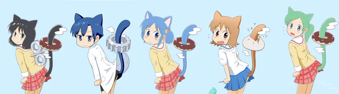 2月22日は「ねこなのの日」でしたか…。 #Nichijou