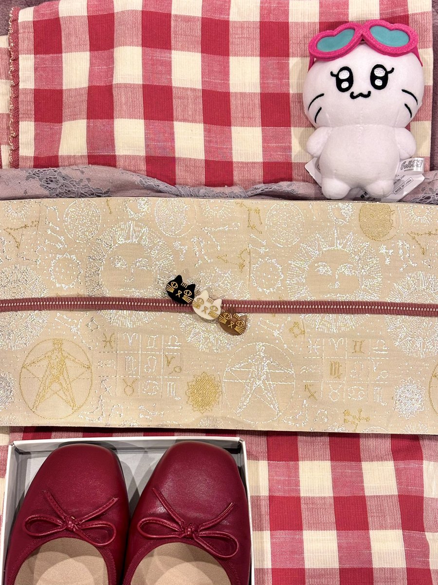 帯締めまでにゃんにゃん🐈💕 かわいすぎにゃんです💕🐈💕🐈💕