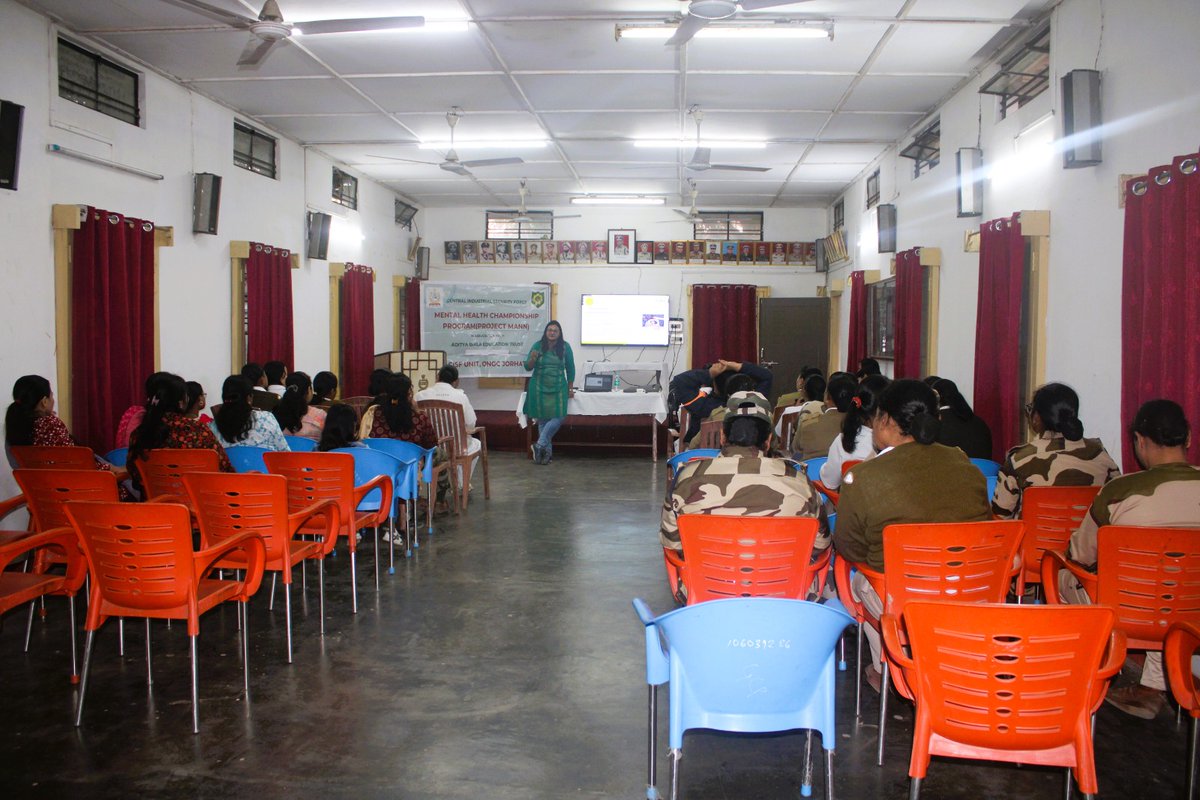 CISFNORTHEAST's tweet photo. CISF UNIT ONGC Jorhat conducted Project MANN (ABET) to promote awareness, behavioural excellence & team cohesion among personnel.
Committed to strengthening resilience & professional excellence.
#CISF #ONGCJorhat #ProjectMANN #ABET
@HMOIndia @PIB_India @ONGC_ @CISFHQrs https://t.co/6h8FsGV3xR