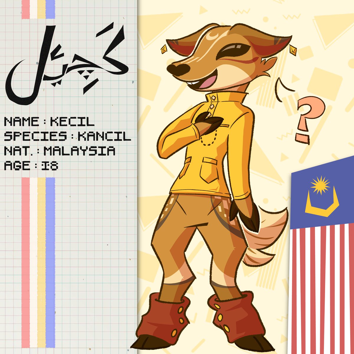 And yes, that oc IS in fact a kancil heehee