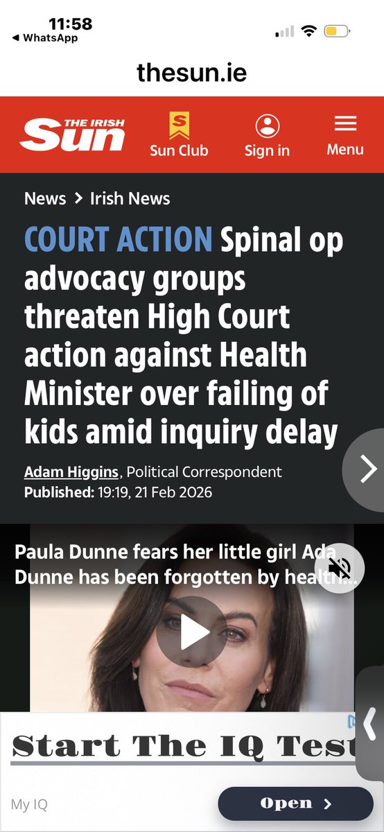 CMHaughey's tweet photo. #JusticeForHarvey
#BackUs
#StatutoryInquiry
#NayagamReport
@SBH_PAG
@scolionetwork
Families their Children & Advocates have issued a letter to Minister for Health @CarrollJennifer threatening legal action for “reneging on promises” including the appointment of a Mediator, who should be independent and who should have access to ALL CHI/HSE Spinal\Paediatric commissioned reports for the Public Statutory Inquiry.