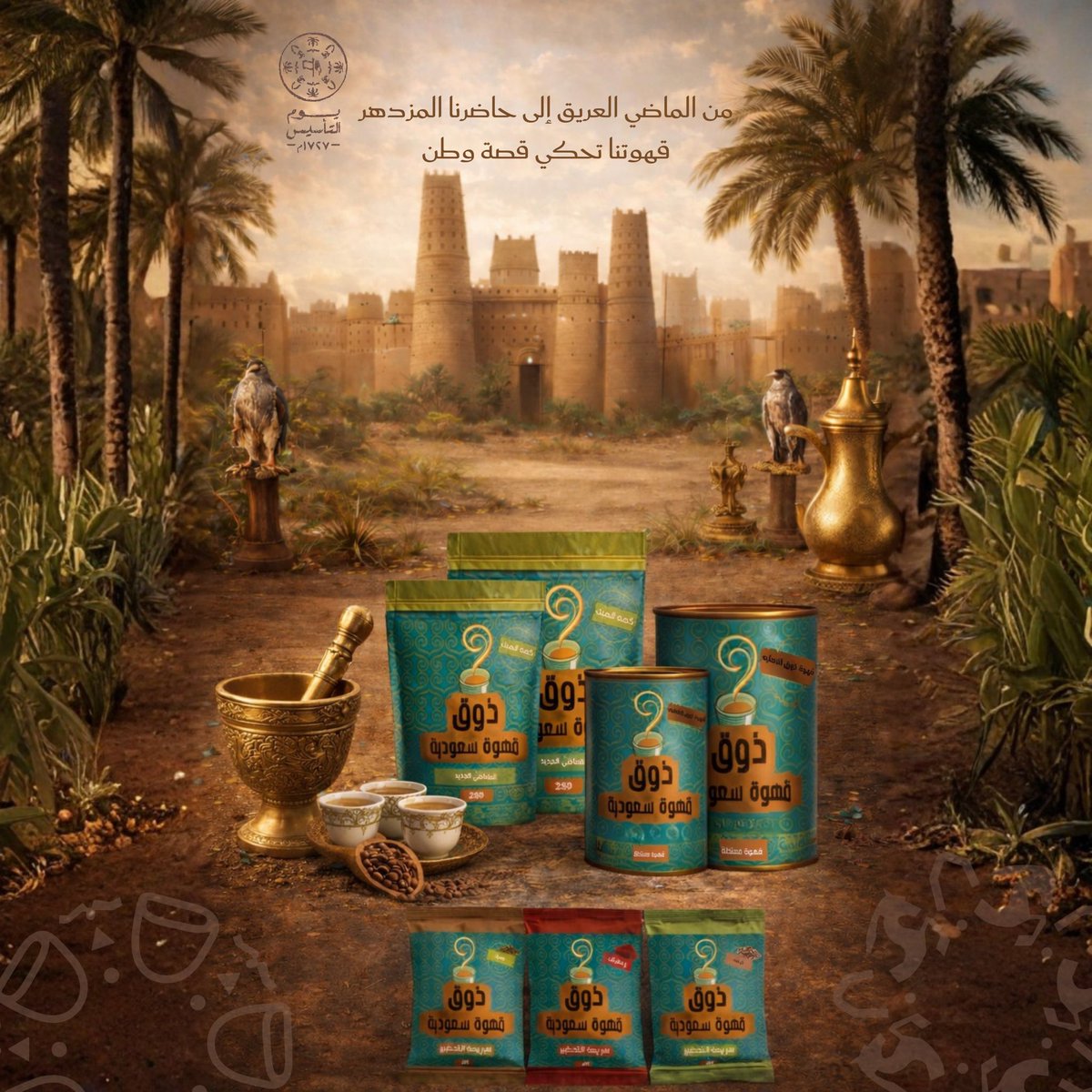 ThouqAR's tweet photo. #يوم_التأسيس 
حكاية وطن 
ومجد أمة
و��خر شعب🌴 https://t.co/RplvQYKkZ7