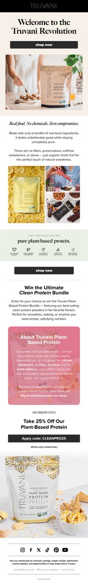 aqeedatemails's tweet photo. Welcome Email Design for Truvani. https://t.co/dotJZHA0Jd