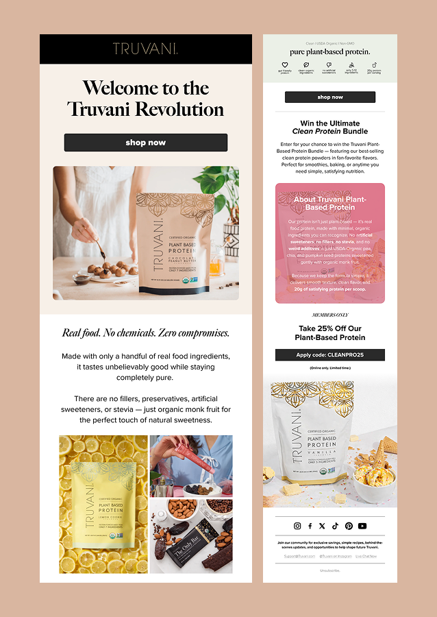 aqeedatemails's tweet photo. Welcome Email Design for Truvani. https://t.co/dotJZHA0Jd