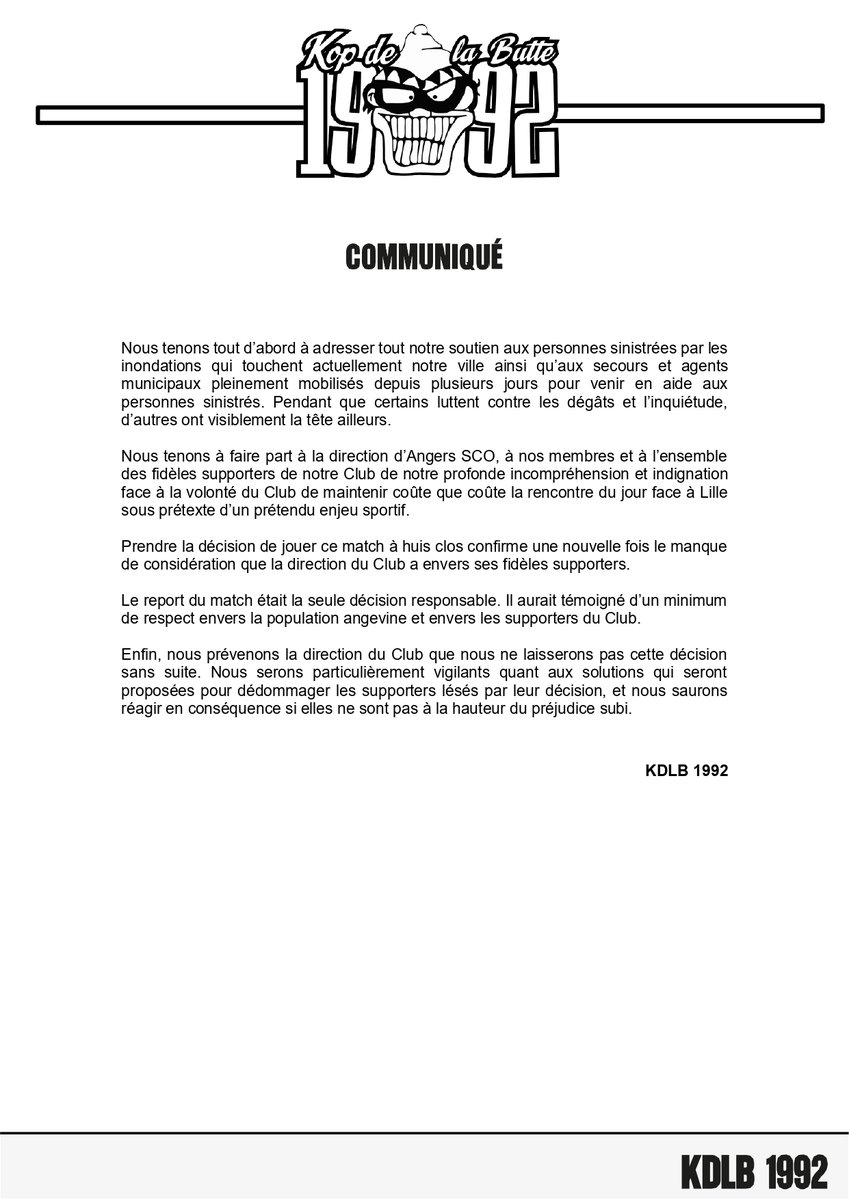 Kop De La Butte 1992 tweet media