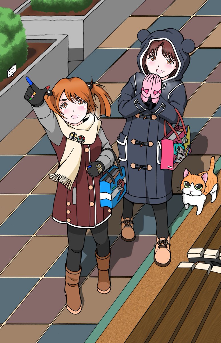 今まで描いたイラストの中で猫さまはこの１枚だけです😄♪
#猫の日