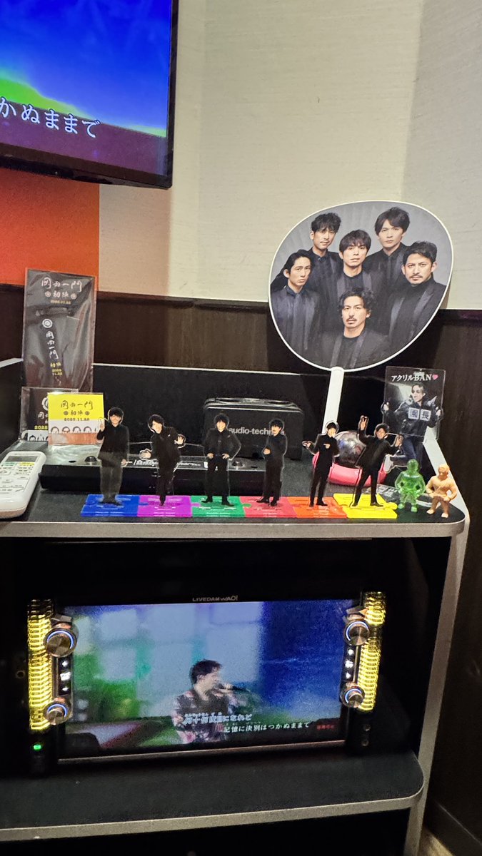 ライブ映像のカラオケ行って来た。 フリータイムで5時間以上歌ったけど