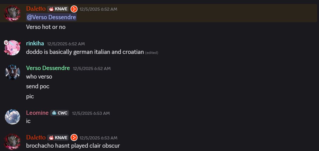 Verso Dessendre tweet media