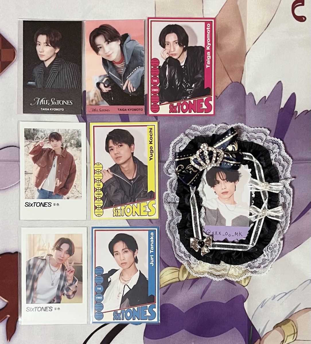 SixTONES THEVIBES 音色 MILESixTONES フォトカード ポラロイド風