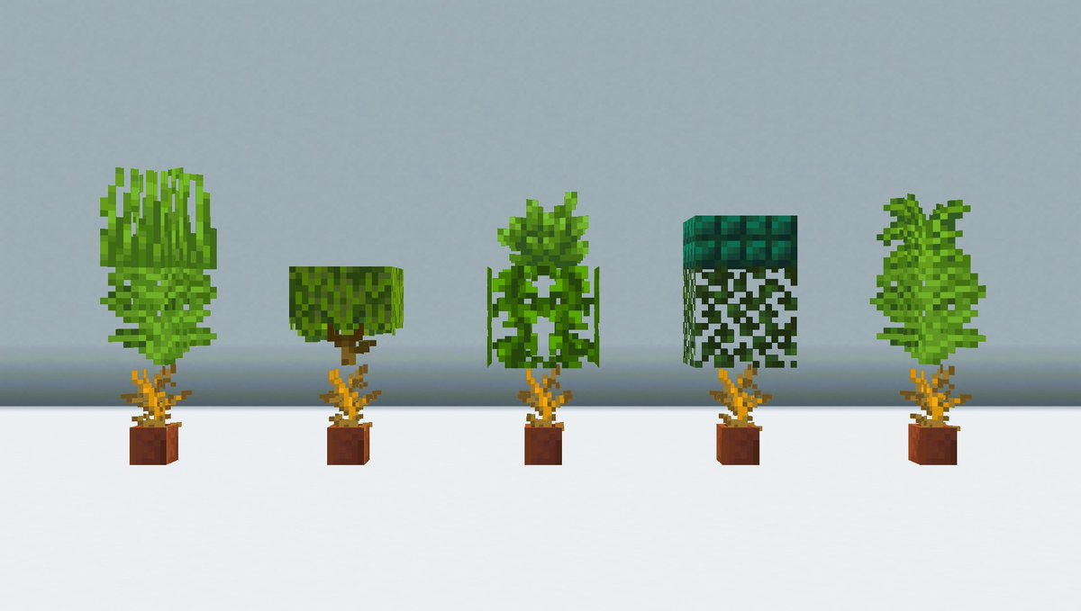【Minecraft】植栽デザイン案 5選
#Minecraft #Minecraft建築コミュ