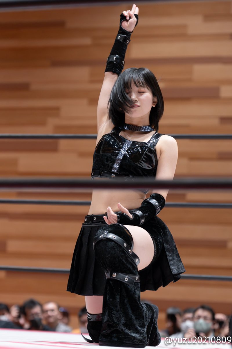 yuzu20210809's tweet image. 神嵜志音 選手
今日は横から射抜かれたました。
撮影日:2026年2月22日
撮影場所: #tjpw 岡山・おかやま未来ホール
#神嵜志音