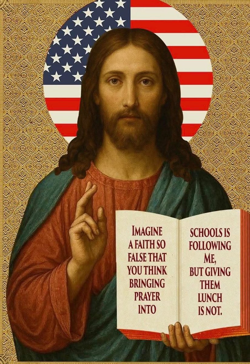 roulinski's tweet image. Today’s “#Christianity”
#FakeChristians #ChristianNationalism