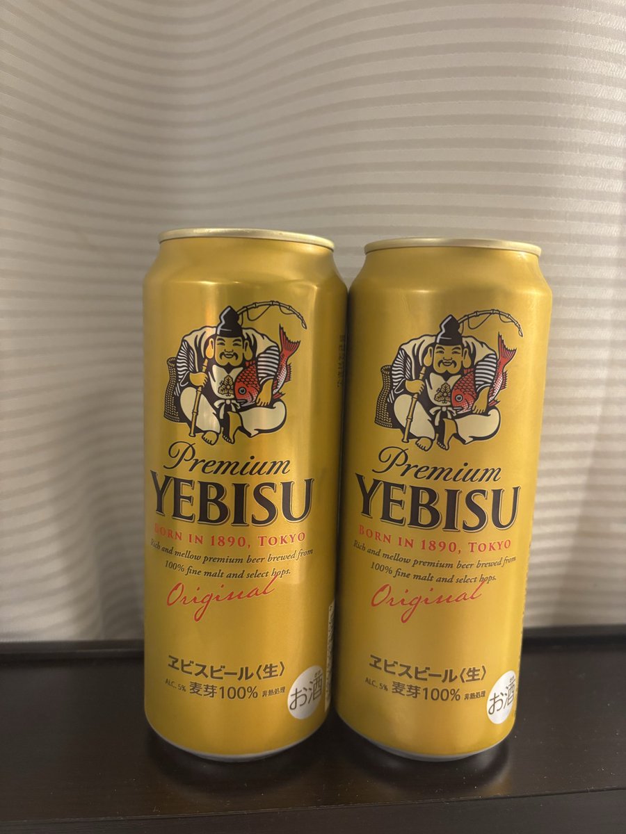 もちろんエビスビールも外せません。
朝から飲んで、エビスブルワリーでも飲んで帰ってまた飲んでます。良いのです。2月は誕生月なので何しても🎁