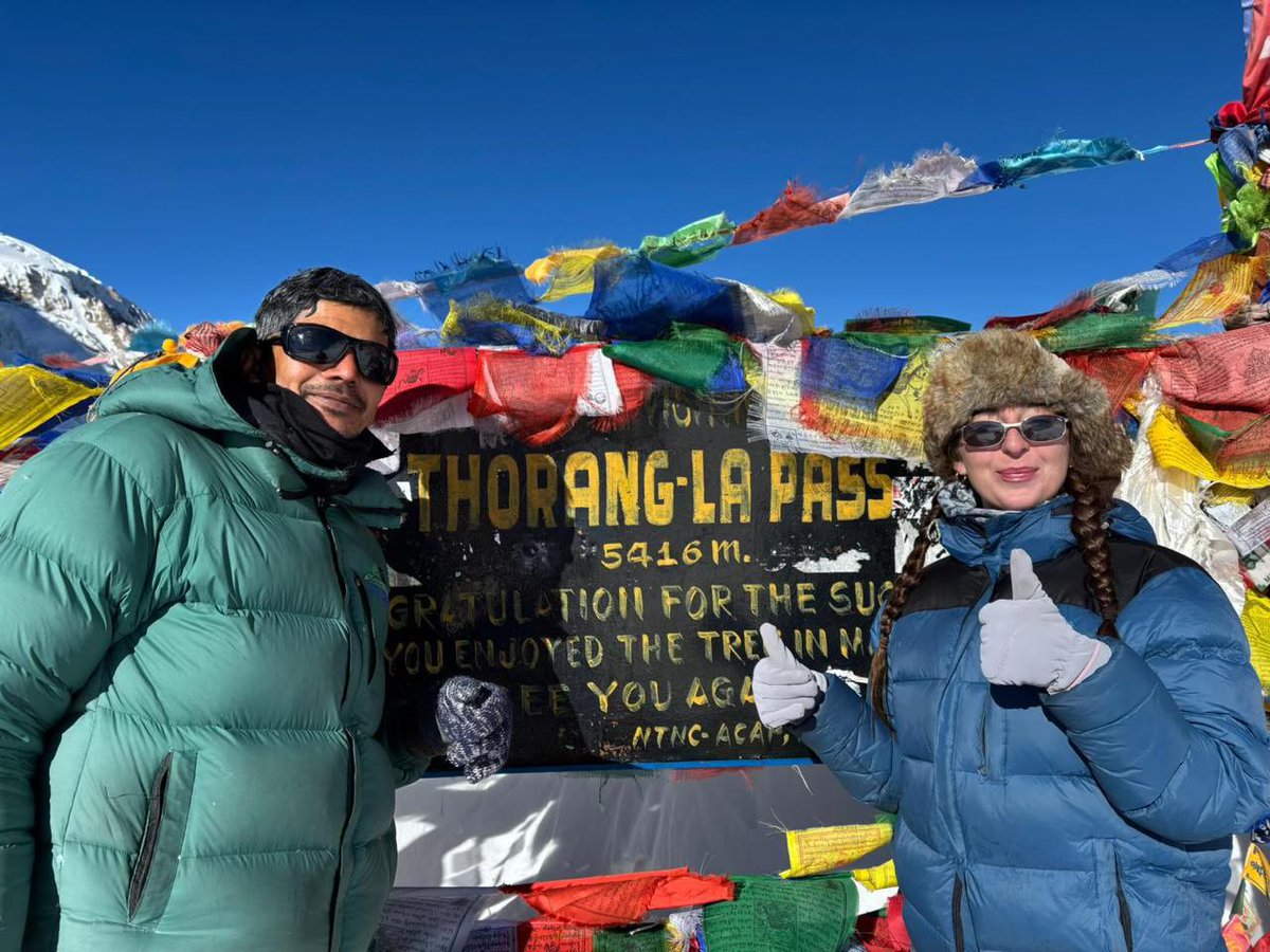 DelightsTrek's tweet photo. “The Annapurna Circuit Trek is a classic Himalayan journey that circles the majestic Annapurna Massif, offering diverse landscapes from lush subtropical forests to high alpine terrain." https://t.co/LcElMBvm50