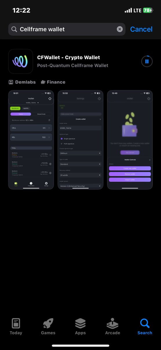 Gm everyone, today we are gonna talk about the <a href="/cellframenet/">Cellframe Network</a> wallet that’s available for mobiles/systems . This actually bolsters the network’s most vital features: secure wallets, reliable recovery, and formal certification.
you can download it here cellframe.net/download/?prod…