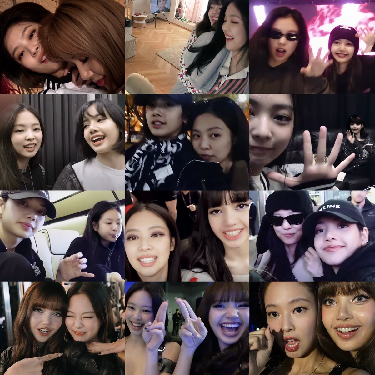 lisademanoban's tweet photo. jenlisa vlog throughout the years https://t.co/FBPadfcoVT