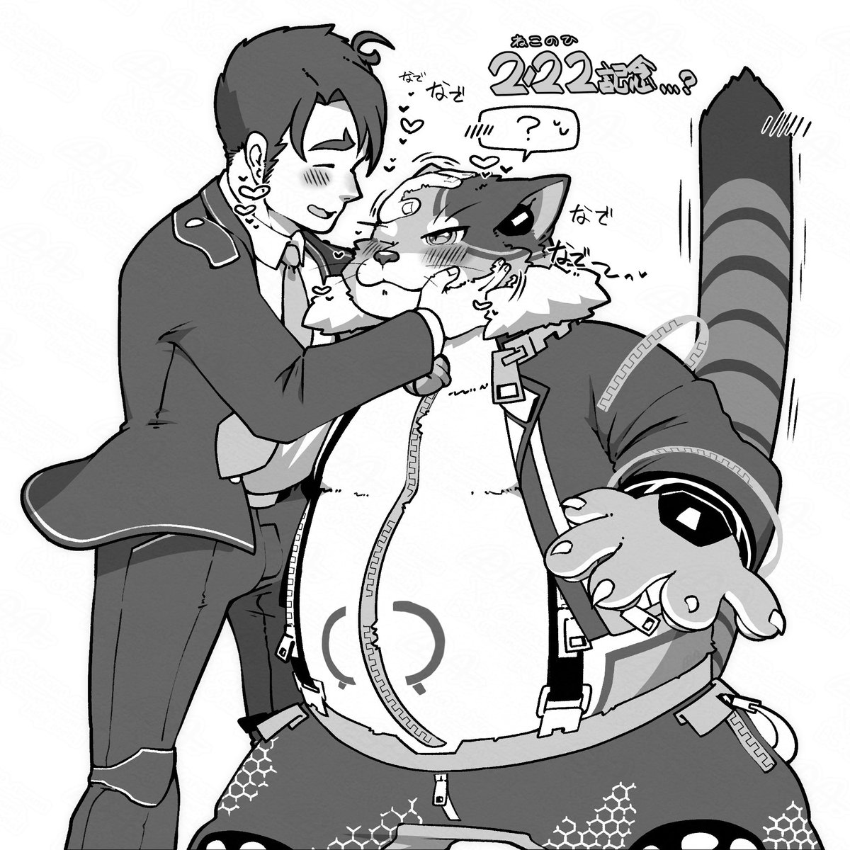 ラブヒロらくがき 猫の日ならベイグルくんが描きた〜い！🫶💕 ……と当日