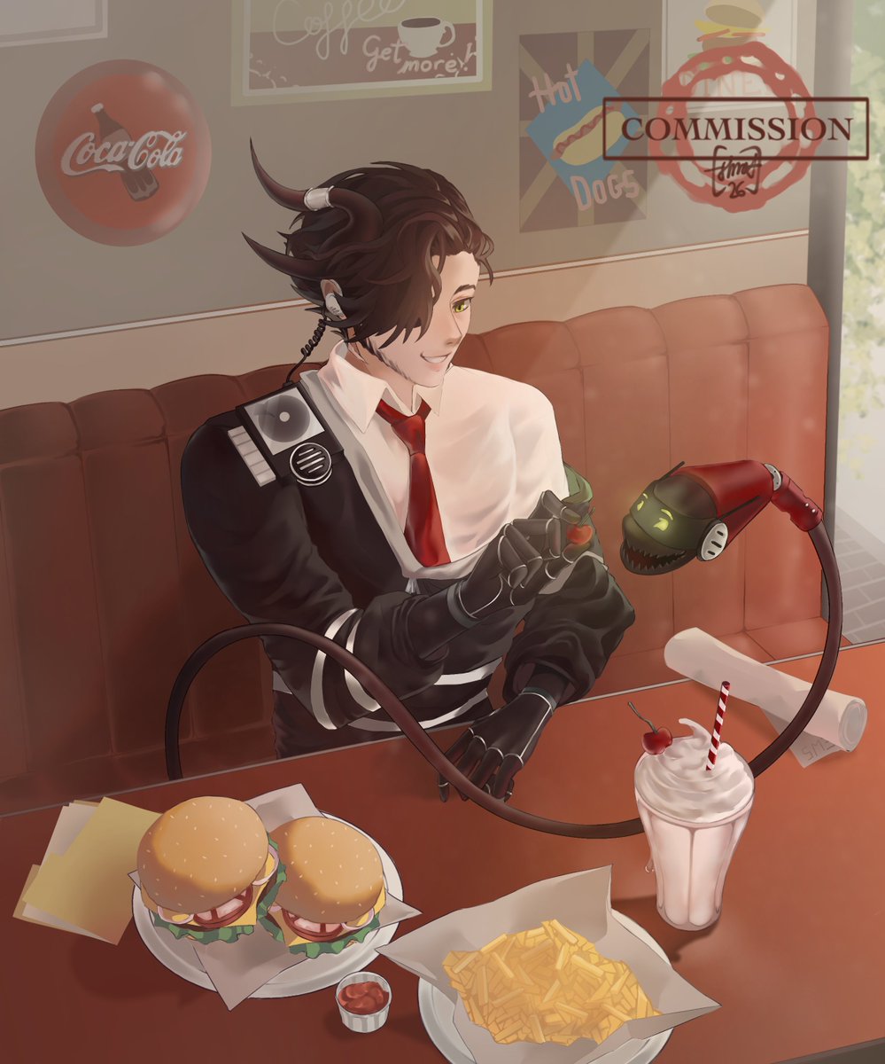 Commission for <a href="/justbeinglame/">Lame-O</a> !!🍔🧡