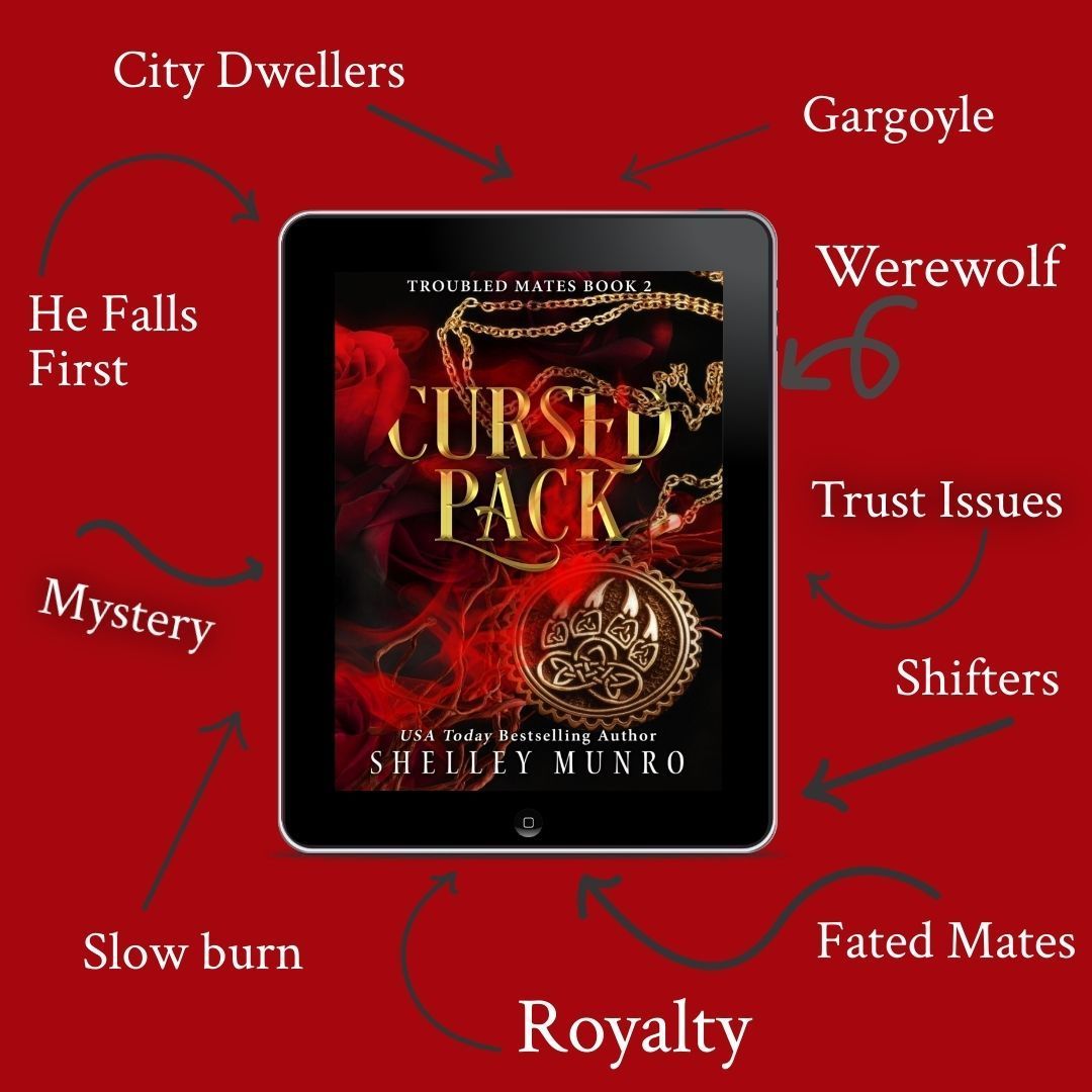 Two misfits.
One crumbling world.
Zero time to fall in love. 
Get Cursed Pack today books2read.com/cursedpack 

#paranormalromance