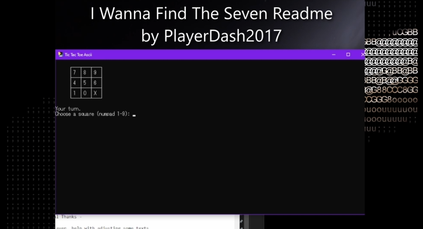 PlayerDash2017's tweet photo. Sinceramente no tenia tanta fe en que I Wanna Find The 7 Readme saliera nominado en los Fangame Awards 2025.
Estoy feliz de que haya sido nominado mi juego :D https://t.co/vZgMOG4XnL