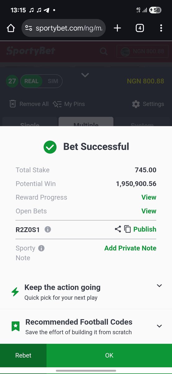 Mr_liyal's tweet photo. First-half over 0.5 for today 

#keeptrying #Godwilldoit https://t.co/O0Dr29akTM