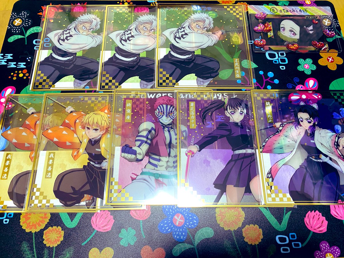 鬼滅の刃 アニプレックスオンラインくじ クリア色紙 【譲】 クリア色紙