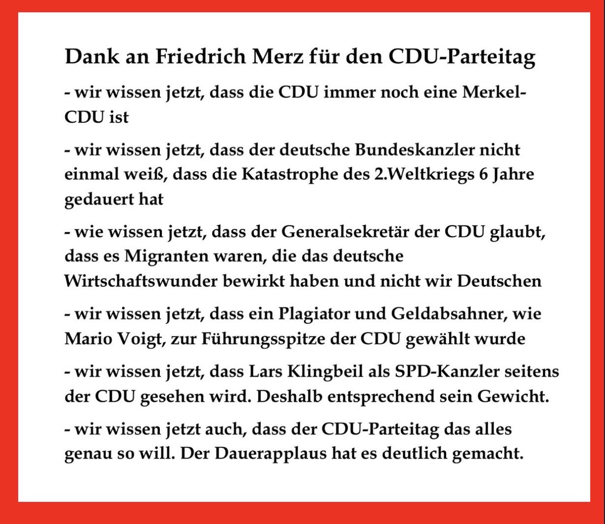 Allen einen schönen, aufgeklärten Sonntag