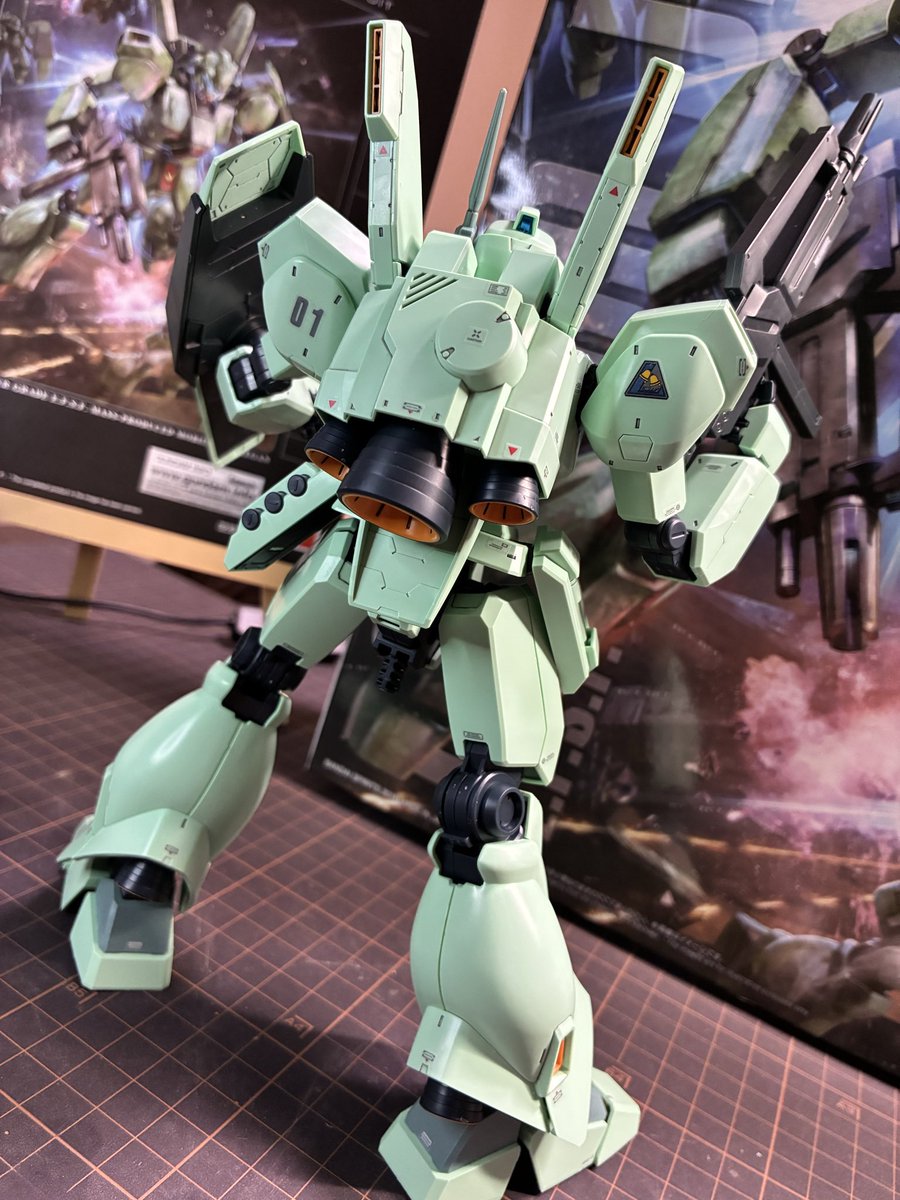 ガンプラ好きと繋がりたい #ガンプラ MG RGM-89 ジェガン 完成✨
