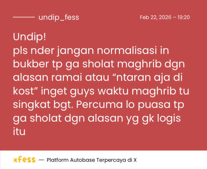 UNDIP MENFESS tweet media