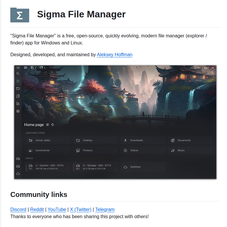 tom_doerr's tweet photo. File manager for Windows and Linux with wireless sharing

https://t.co/rYBlncpMAC https://t.co/Nrd5rzzr6u