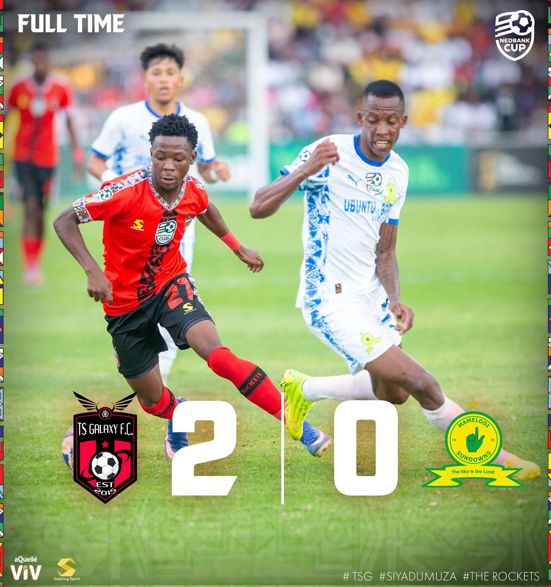 I wanna thank the KwaMlanga Tembisile Hani Local Municipality, <a href="/SportArtsCultur/">Department of Sport, Arts and Culture</a> funded  repairs of the Solomon Mahlangu Stadium and you used the funds correctly. Stadium was last used 1999, <a href="/TSGALAXYFC/">TS Galaxy FC</a> was forced to utilise Mbombela stadium 300km away. Let’s do media centre now