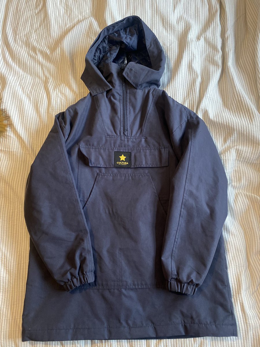 dav51m80's tweet photo. @adiFamily_ Cultura Del Turrazo Smock
Worn twice
Excellent condition 
£50 (PayPal G&amp;S)
Size medium, however this defo fits more like a large. 
Quality piece, sadly I just don’t wear it. 
Fur can be buttoned onto the hood. https://t.co/fpj4Pl8rBK