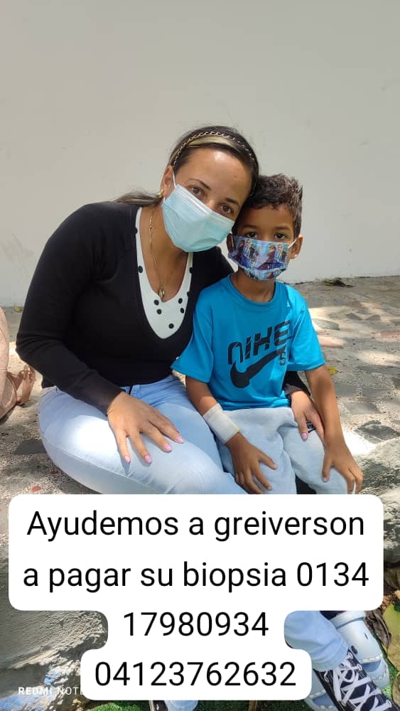 #Ayuda #Solidaridad Ayudemos a Greiverson, necesita pagar su biopsia de médula espinal 0134 -17980934 -04123762632 🙏
