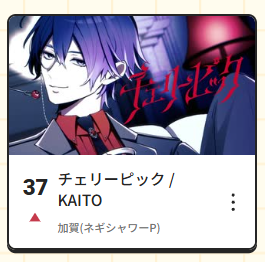 21時台の毎時ランキングで37位でした🍒感謝！
ボカコレ終了までよろしくお願いします！

#ボカコレ2026冬