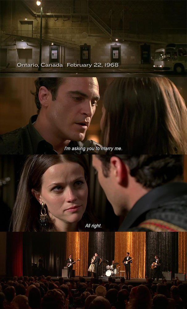 Feb 22nd 1968 - #JohnnyCash proposed to June live on stage. 

📽️📅 Depicted in Walk the Line (2005)