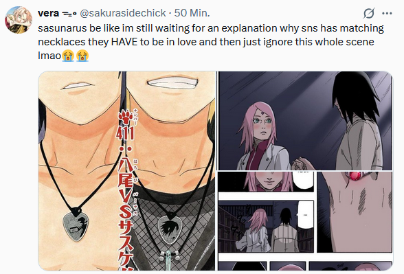Imagine your ship being canon for over a decade

and you still have to compare the work of the Mangaka to a rando years later trying to "fix" the non existant development of your hetslop  😭😭😭😭