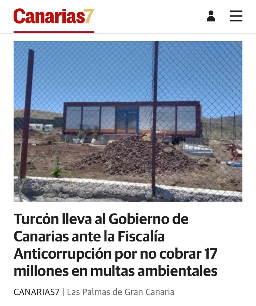 Esto que hace Turcón (bravo) le "compete" a la oposición del Gobcan. ¿Dónde están <a href="/NuevaCanariasBC/">Nueva Canarias BC</a>.  <a href="/PSOECanarias/">PSOE Canarias ❤️🇮🇨</a>? canarias7.es/canarias/gran-…