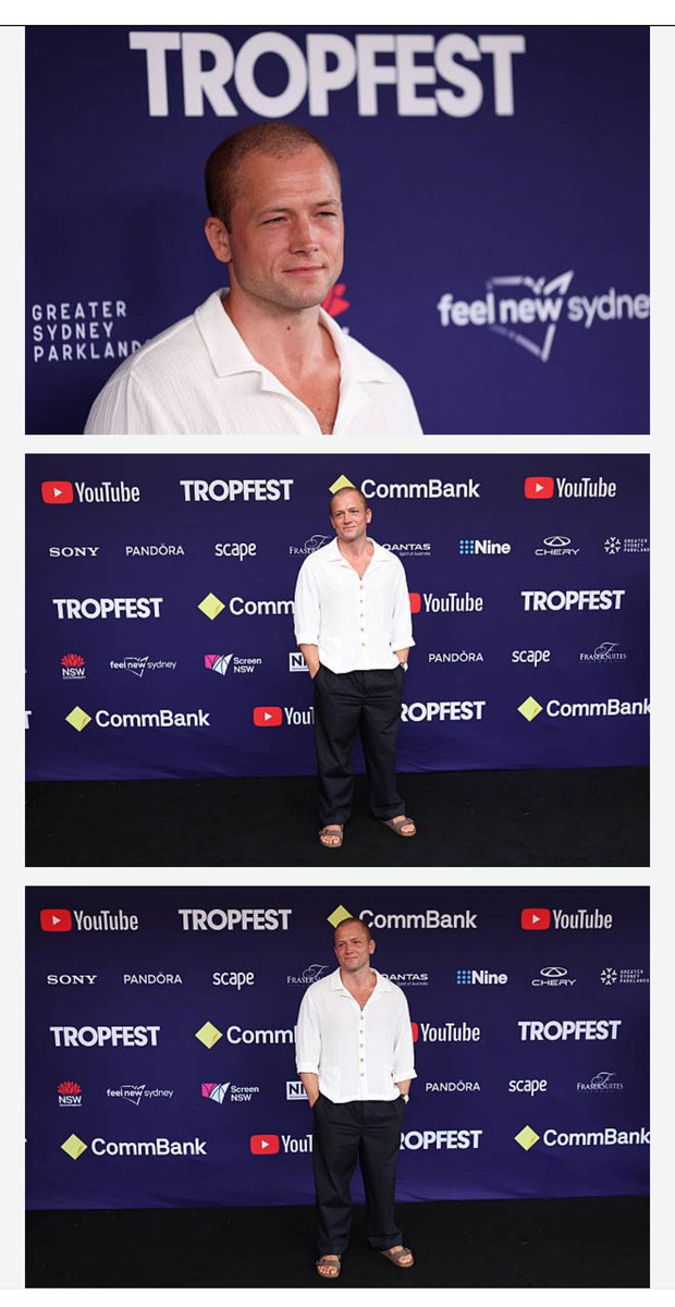 mayte_1974's tweet photo. TARON EGERTON fue uno de los jueces del Tropfest en Sidney, Australia, el cual se llevó a cabo en el Centennial Park (22/Feb/26) Que bueno que su talento sea reconocido!!!#taronegerton #tropfest #centennialpark #sidney #australia https://t.co/Z2nx2dK7Wm