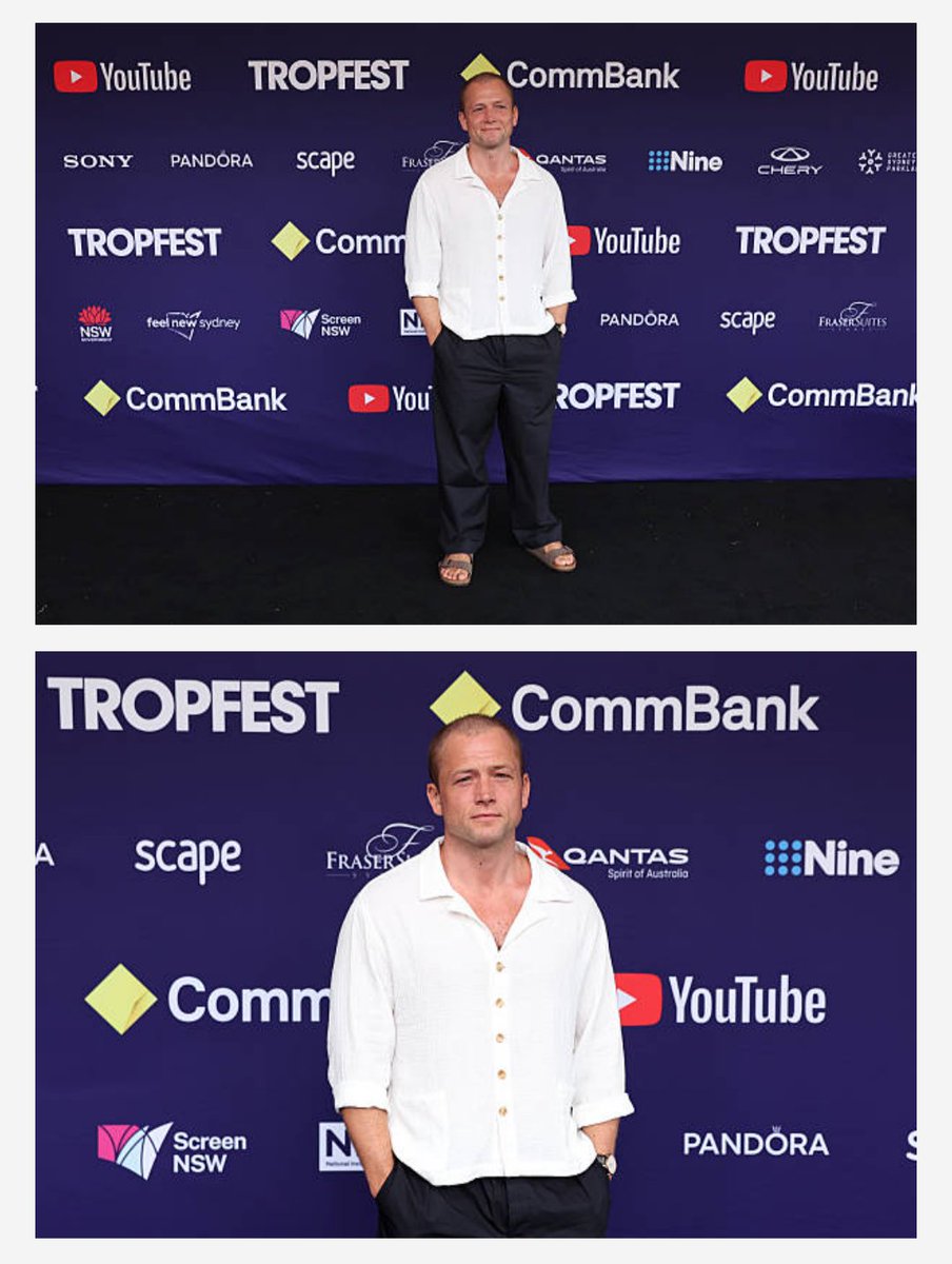 mayte_1974's tweet photo. TARON EGERTON fue uno de los jueces del Tropfest en Sidney, Australia, el cual se llevó a cabo en el Centennial Park (22/Feb/26) Que bueno que su talento sea reconocido!!!#taronegerton #tropfest #centennialpark #sidney #australia https://t.co/Z2nx2dK7Wm