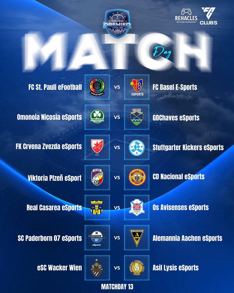 EuropeanPremie2's tweet photo. 🇪🇺 Final week in the #EuropeanPremier League — Season 4 is entering its decisive stage.

https://t.co/jxpwAoGaot

https://t.co/BUcw5x7aTK https://t.co/JH2LjJzxvG