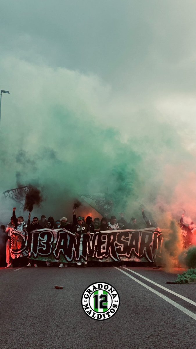 Corteo de La Gradona celebrando el 113 aniversario del club.
RRC Santander-Burgos CF

22/02/26
#ultras