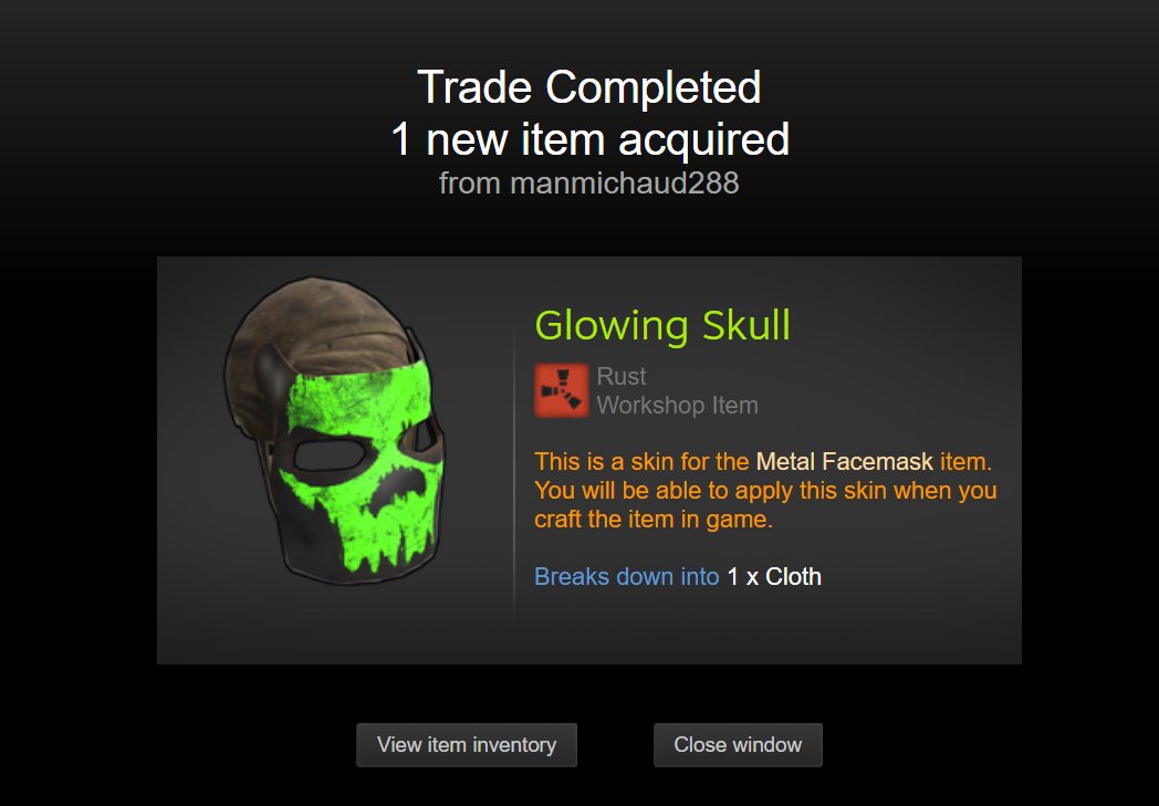 Who wants to win this Glowing Skull facemask? 😈